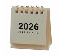 2026 Mini Simple Calendar Small Desk Calendar Coil Planner Desktop Decoration Office Stationery Calend Office Z1q5