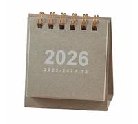2026 Mini Simple Calendar Small Desk Calendar Office Stationery Planner Decoration Office Calendar Coil Deskt F6w3
