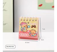 2026 Mini Simple Cute Cartoon Pattern Small Desk Calendar Pocket Portable Calendar Punch Plan Desktop Decoration