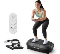 2026 Mini Vibration Plate Exercise Machine, 200W High-Speed Motor, 150KG Weight Capacity, Full-Body Workout Vibration Plate for Weight Loss & Lymphatic Drainage & Body Shaping & Home Fitness