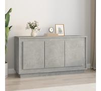Vidaxl Sideboard Concrete Grey 102X35X55 Cm Engineered Wood