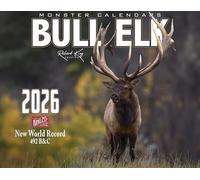 2026 Monster Bull Elk Signature Series Wall Calendar 16-Month X-Large Size 14x22, Rack, Big Antlers by The KING Company-Monster Calendars