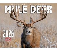 2026 Monster Mule Deer Wall Calendar 16-Month X-Large Size 14x22, Big Buck Calendar by The KING Company-Monster Calendars