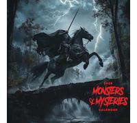 2026 Monsters & Mysteries Calendar - 12" x 12" - Featuring famous Cryptids & Urban Legends from around the world!