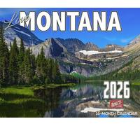 2026 Montana Scenic Wall Calendar 16-Month X-Large Size 14x22, Montana Landscape Calendar by The KING Company-Monster Calendars