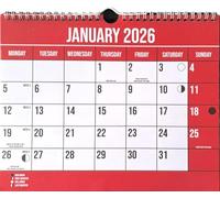 2026 Month to View Wall Planner Organiser Calendar Commercial Office Home Easy