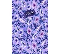 2026 Monthly and Weekly Planner with bright watercolor flowers artwork on cover and inside: Stay organized and inspired with pretty painted petunia ... book to keep you excited to tackle your goals