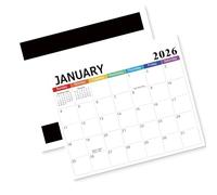 2026 Monthly Calendar Planner Refrigerator for Daily Planning 18 Month Runs From Jan 2026 to Jun 2027 Fridge Magnet