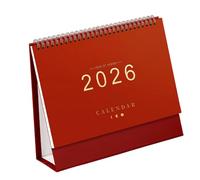 2026 Monthly Calendar, Pocket Sized Calendar Creative Desktop Decoration Daily Planner Portable Small Desk Organizers Desk