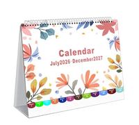 2026 Monthly Calendar, Pocket Sized Calendar Creative Desktop Decoration Daily Planner Portable Small Desk Organizers Home Desk Organizers