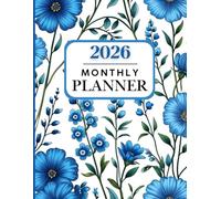 2026 Monthly Planner 8.5 X 11 non spiral: One Year (January 2026 through December 2026) with Holidays and Inspirational Quotes. Large Panner Perfect for School, Office, and Home.