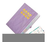 2026 Monthly Planner - A5 Notebook Waterproof Cover with Tab - Monthly Daily Planner 2026 Notebook,for Home School Classroom College Office Appointment Academic Planning Christmas