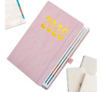2026 Monthly Planner | A5 Notebook with Waterproof Cover & Index - Year Planner 2026 Monthly Calendar - For Home School Teaching College Office Appointments Study Planning Students