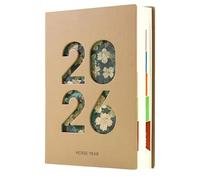 2026 Monthly Planner - Daily Calendar Notebook 8.27" x 5.51" x 0.98", A5 PU Leather Planner, 365 Day Organizer | Academic Calendar Appointment Planner | Uses of the