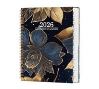 2026 Monthly Planner - Smooth Writing Notebook Large Blocks - 2026 Calendar Book Monthly Planner,for Planning Home School Classroom Study Work Appointment Academic Christmas Birthday