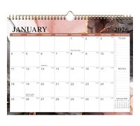2026 Monthly Wall Calendar Premium Art Paper Wall Hanging Art Calendars with Bold Illustrations and Large Date Markings Date Marking Calendar