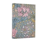 Paperblanks Mini Day-at-a-Time Planner 2026 Morris Pink Honeysuckle - 12-month Hardcover Elastic