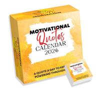 2026 Motivational Daily Desk Calendar - Inspirational Quote Peel-Off Gift - Ideal Christmas Secret Santa Gift for Women, Mum & Office Desk Stocking Filler Idea - With Stand & UK Dates