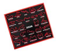 2026 Motorsport Championship Schedule Calendar 3D Printed Calendar with DIsplay Stand for Home Decoration Equation Single Wall Art