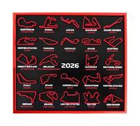 2026 Motorsport Championship Schedule Calendar 3D Printed Calendar with DIsplay Stand for Home Decoration Equation Single Wall Art