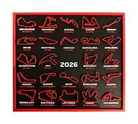 2026 Motorsport Championship Schedule Calendar 3D Printed Calendar with DIsplay Stand for Home Decoration Equation Single Wall Art