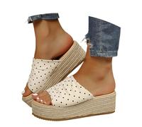 2026 Ms. Europe and The States Summer Soft Bottom Chain Flat Bottom Word Slippers Female Stone Pattern Beach Sandals Drag White