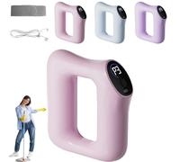 2026 Multifunctional Full-Body Fascia Ring, Fast Fat Burning Yoga Ring Massager, Deep Tissue Massage Roller for Legs, Ergonomic Adjustable 3 Modes / 5 Levels of Intensity Massage (Pink)