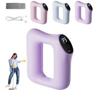 2026 Multifunctional Full-Body Fascia Ring, Fast Fat Burning Yoga Ring Massager, Deep Tissue Massage Roller for Legs, Ergonomic Adjustable 3 Modes / 5 Levels of Intensity Massage (Purple)