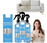 2026 Must-Have Upholstery Cleaner, Fabric Cleaner, Couch Cleaner for Fabric, Pro Formula Erases Tough Stains, Safely Cares, Leaves Everything Fresh like New - Carpets, Curtains, Car, Pet Beds (3Pcs)