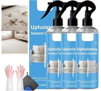 2026 Must-Have Upholstery Cleaner - Pro Formula Erases Tough Stains - Multifunctional Fabric Cleaner and Stain Remover Spray, Safely Cares for Fabrics, Leaves Everything Fresh like New (3 Pcs)
