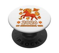 2026 My Astronomical Year Fire Horse Vision Board Inspo PopSockets Adhesive PopGrip