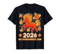 2026 My Astronomical Year Fire Horse Vision Board Inspo T-Shirt