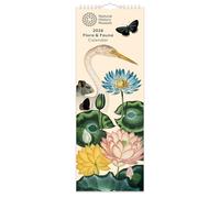 2026 National History Museum Flora & Fauna Slim Wall Calendar
