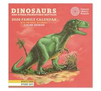 2026 National History Museum Kids Dinosaurs Square Family Planner Organiser Wall Calendar by Portico Designs Ltd