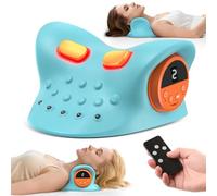 2026 Neck Massager 4-in-1 with Deep Tissue 3D Kneading & Soothing Heat - Portable Cordless Pillow for Cervical Traction,Shoulder and Back Relief,9 Intensity Levels with Type-C Charge For Home Office