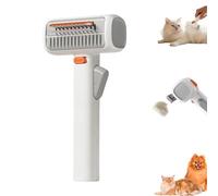2026 New 2-in-1 Pet Self-Detangling Grooming Comb, One-Touch Switch Deshedding Brush for Dogs Cats Long Short Hair (1-PCS)
