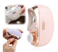 2026 New 3 in 1 Automatic Electric Nail Clipper with Polishing, Safe and Convenient Nail Trimmer, Two-Speed Electric Toe Nail Clippers Nail Cutter with Light for Seniors Kids Adults (Pink)