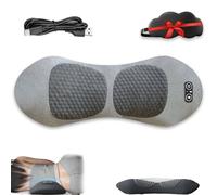 2026 New 3 in 1 Back Therapy, 3-in-1 Back Massager, Triple Fusion Back Massager, Electric Sciatica Massagers with Traction Lifting, Vibration&Heat, Portable&Plug-in (Light Gray)