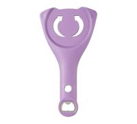 2026 New 3-in-1 Can Opener, Adjustable Stainless Steel Lid Opener, Bottle and Can Opener, Suitable for Various Bottles and Jars (Purple)