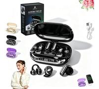 2026 New 3-in-1 Wireless Earbuds Bluetooth,Long Battery Clear Call (black)