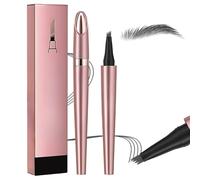 2026 New 3D Waterproof Four-Ended Micro-Sculpting Eyebrow Pencil: Naturally Fills Gaps in Eyebrows, Long-Lasting Color, Fine Lines, Creates a Natural Makeup Look