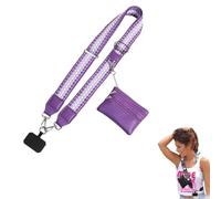 2026 New All in One Phone Strap, Crossbody Phone Strap with Zippered Pouch, Clip and Go Lanyard Wallet, Adjustable Lanyard, Hands-Free Freedom, Any Way You Wear It (1PC-M)