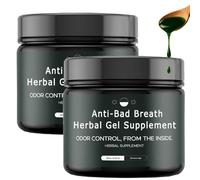 2026 New Anti-Bad Breath Herbal Gel Supplement, Body & Breath Odor Control from the Inside - Internal Natural Herbal Deodorant Gel with Parsley and Chlorophyll, Balances Oral & Gut (2pcs)