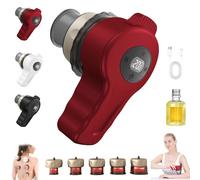 2026 New Anti Cellulite Machine-Anti Cellulite Gliding Cupping Method Massager with 2 Modes, Cupping Kit with 12 Levels Suction and Heat for Arms, Legs, Backs, Stomach, Buttocks (Red,Upgrade) (Re