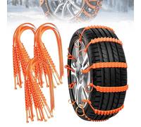 2026 New Anti-Slip Chains, Universal Non-Slip Snow Tire Chains, Emergency Traction Cable for Cars, SUVs, Trucks, Reusable Winter Safety Chains for Snow, Ice, Mud (Pack of 30)