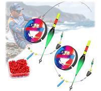2026 New Automatic Bottom Fishing Kit, 100m Fishing Line Kit With Automatic Depth Search, Fishings Line With Automatics Color Changing Float, Easy To Cast, Catch Better(B)