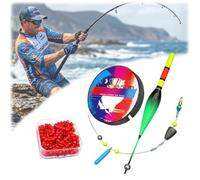 2026 New Automatic Bottom Fishing Kit, 100m Fishing Line Kit With Automatic Depth Search, Fishings Line With Automatics Color Changing Float, Easy To Cast, Catch Better(A)