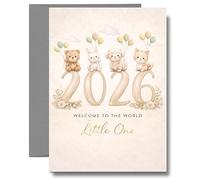 2026 New Baby Card Welcome To The World Little One Card B35