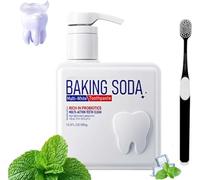 2026 New Baking Soda Oral Health Toothpaste, Intensive Whitening Toothpaste, Baking Soda Tootpaste Oral Care, for Sensitive Teeth & Stain Removal (1pcs, 10cm)