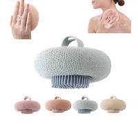 2026 New Bath Sponge Cleaning Brush, Exfoliating Bath Sponge Cleaning Brush, Body Puffs Shower Loofah, 2-in-1 Mesh Pouf Ball Body Scrubber, Shower Gloves Exfoliating Accessories for Men and Women